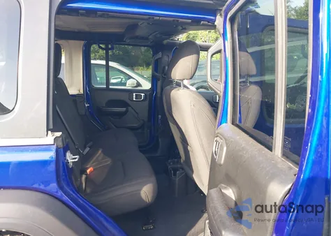 2020 Jeep Wrangler Unlimited Sport S 4X4 из США, поврежденный, VIN 1C4HJXDN3LW149986